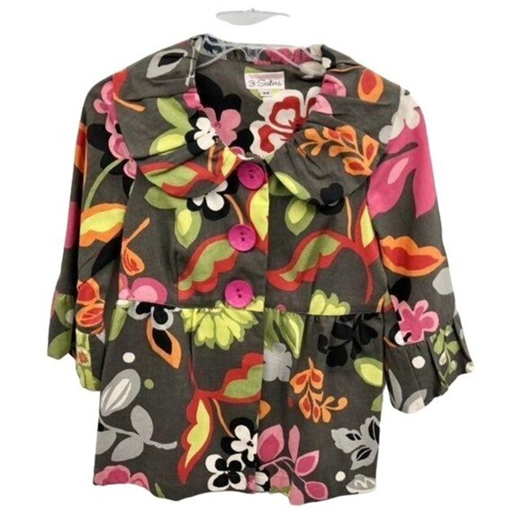 3 Sisters Floral Jacket – Women’s XS – 100% Cotton – Made in USA – Used - Picture 4 of 12